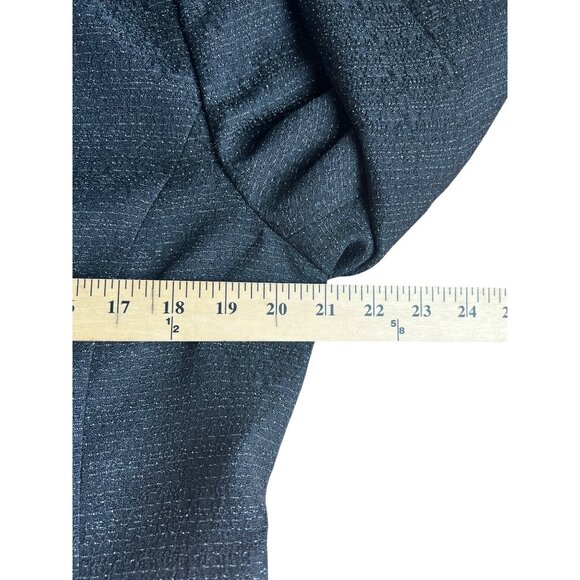 Kasper Womens Time to Shine Black/White Sparkle Suit Set Size 14P - Picture 4 of 16